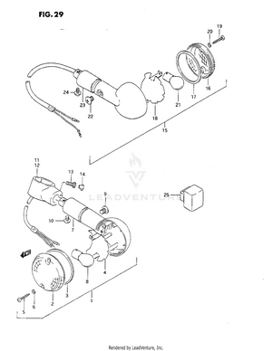Turn Signal Lamp Schematic