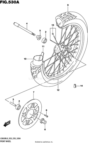 Front Wheel Schematic