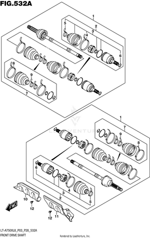 Front Drive Shaft Schematic