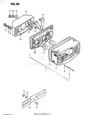 Rear Combination Lamp Schematic