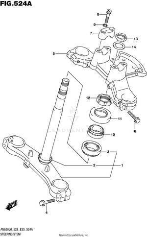 Steering Stem Schematic