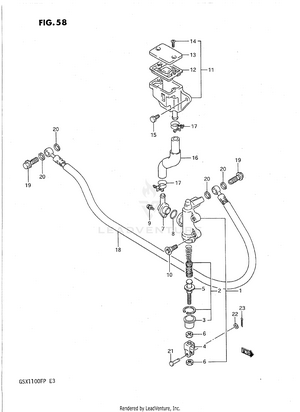 Rear Master Cylinder Schematic