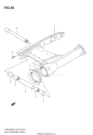 Rear Swinging Arm Schematic