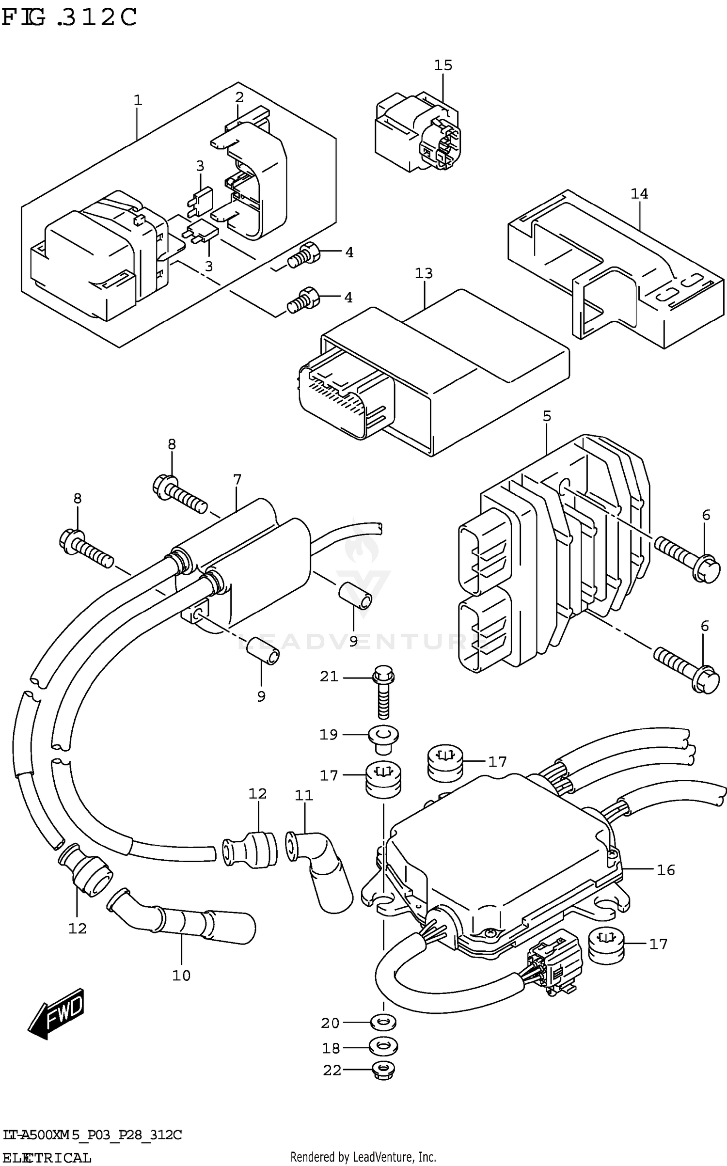 ELECTRICAL ((LT-A500XP,LT-A500XPZ):(P03,P28))