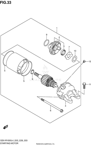 Starting Motor Schematic