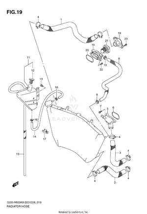 Radiator Hose Schematic