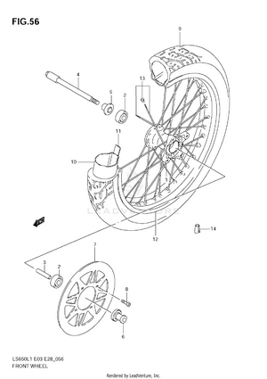Front Wheel Schematic