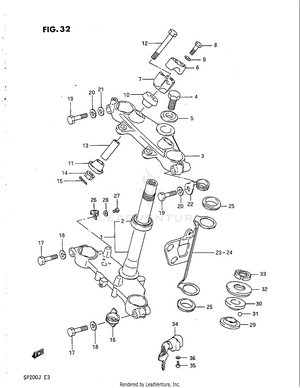 Steering Stem Schematic