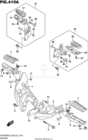 Footrest Schematic