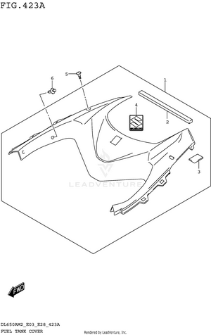 Fuel Tank Cover Schematic