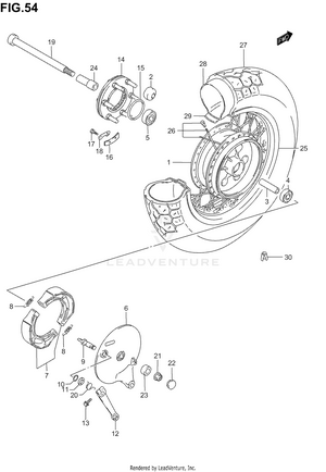 Rear Wheel Schematic