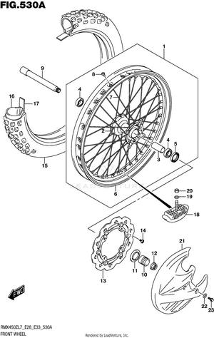 Front Wheel Schematic