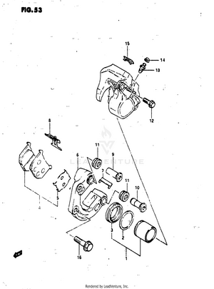Front Calipers (model Z) Schematic