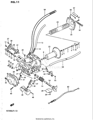 Carburetor (front) Schematic