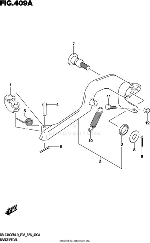 Brake Pedal Schematic