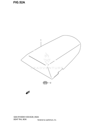 Seat Tail Box (model K2) Schematic