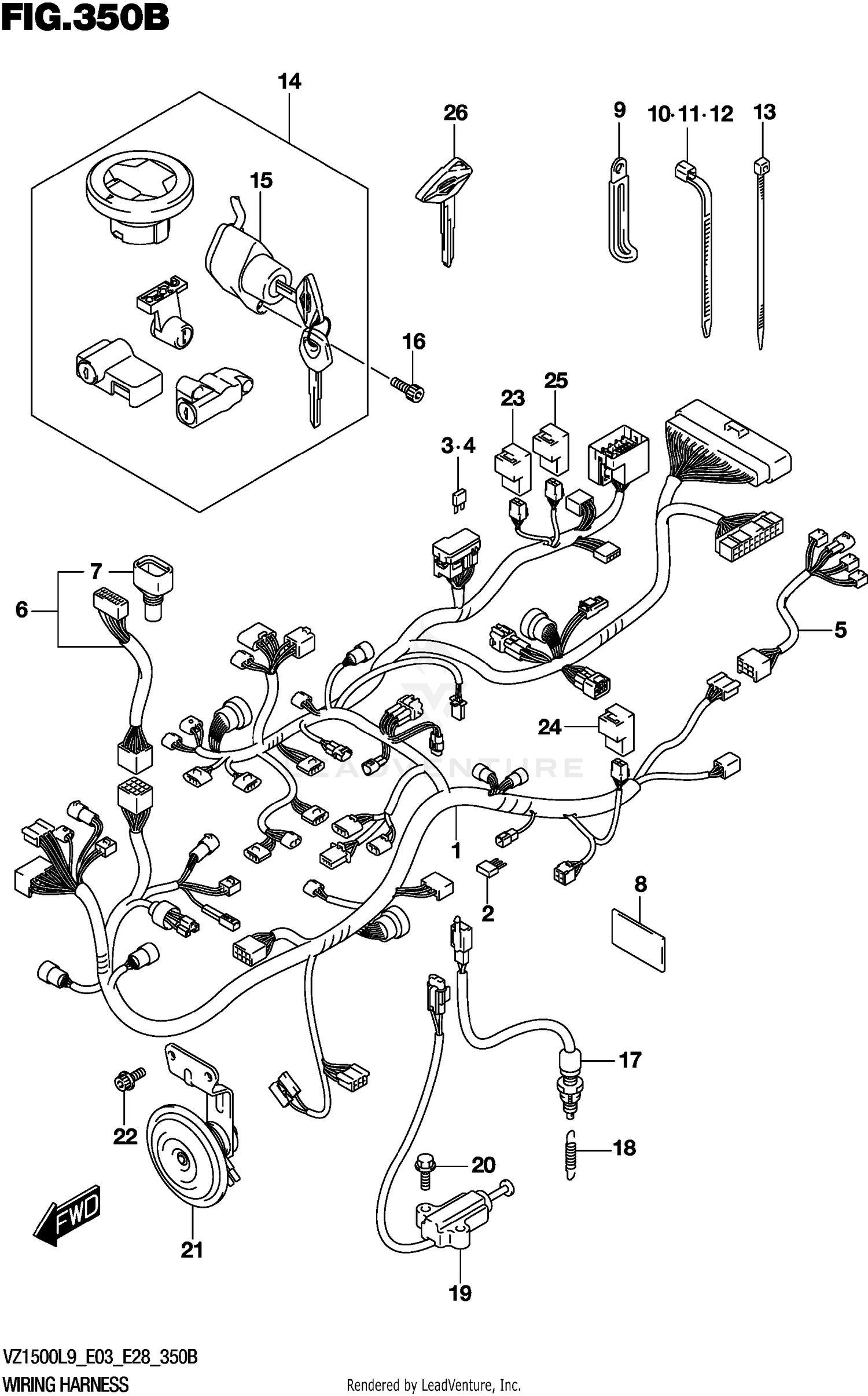 WIRING HARNESS (E33)