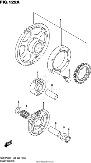 Starter Clutch Schematic