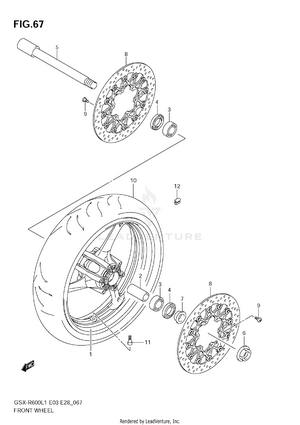 Front Wheel Schematic