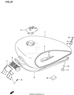 Fuel Tank (model W) Schematic