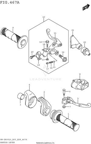 Handle Lever Schematic