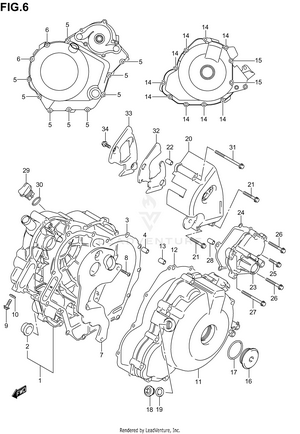 Crankcase Cover Schematic