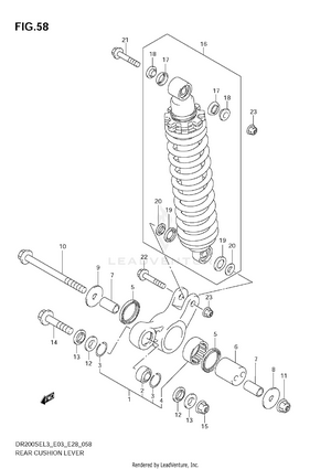 Rear Cushion Lever Schematic