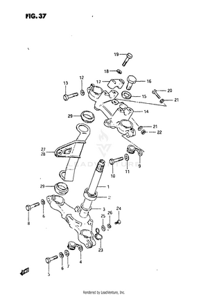 Steering Stem Schematic