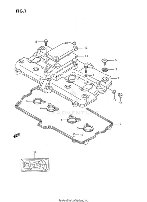Cylinder Head Cover Schematic