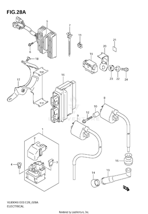 Electrical (model K9 E3,e28) Schematic
