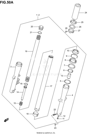Front Damper (model K5) Schematic