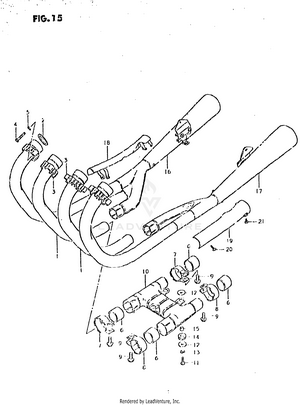 Muffler (model X) Schematic