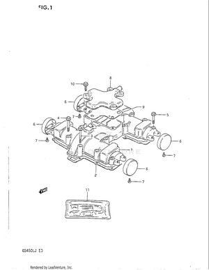 Cylinder Head Cover Schematic