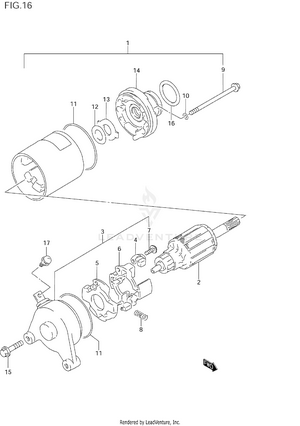Starting Motor Schematic