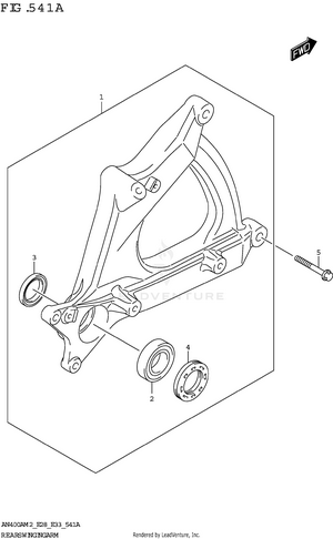 Rear Swingingarm Schematic