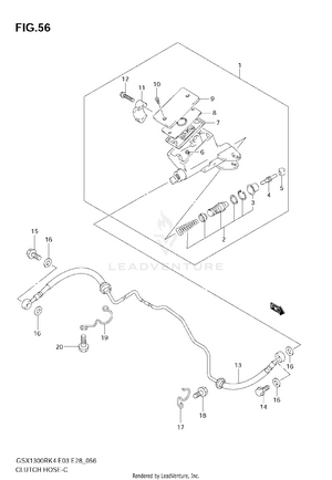 Clutch Hose Schematic