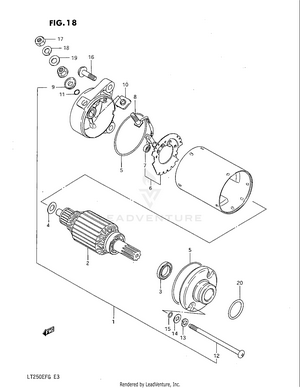 Starting Motor Schematic