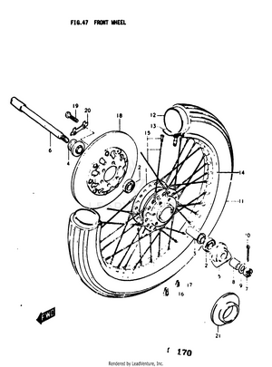 Front Wheel Schematic