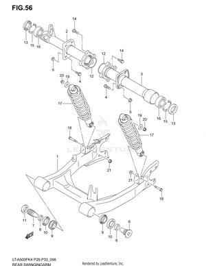 Rear Swingingarm Schematic