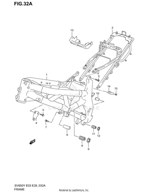 Frame (model K2) Schematic