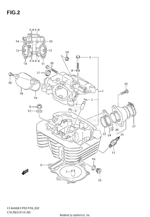 Cylinder Head Schematic