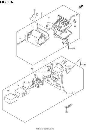 Rear Combination Lamp (model K5) Schematic