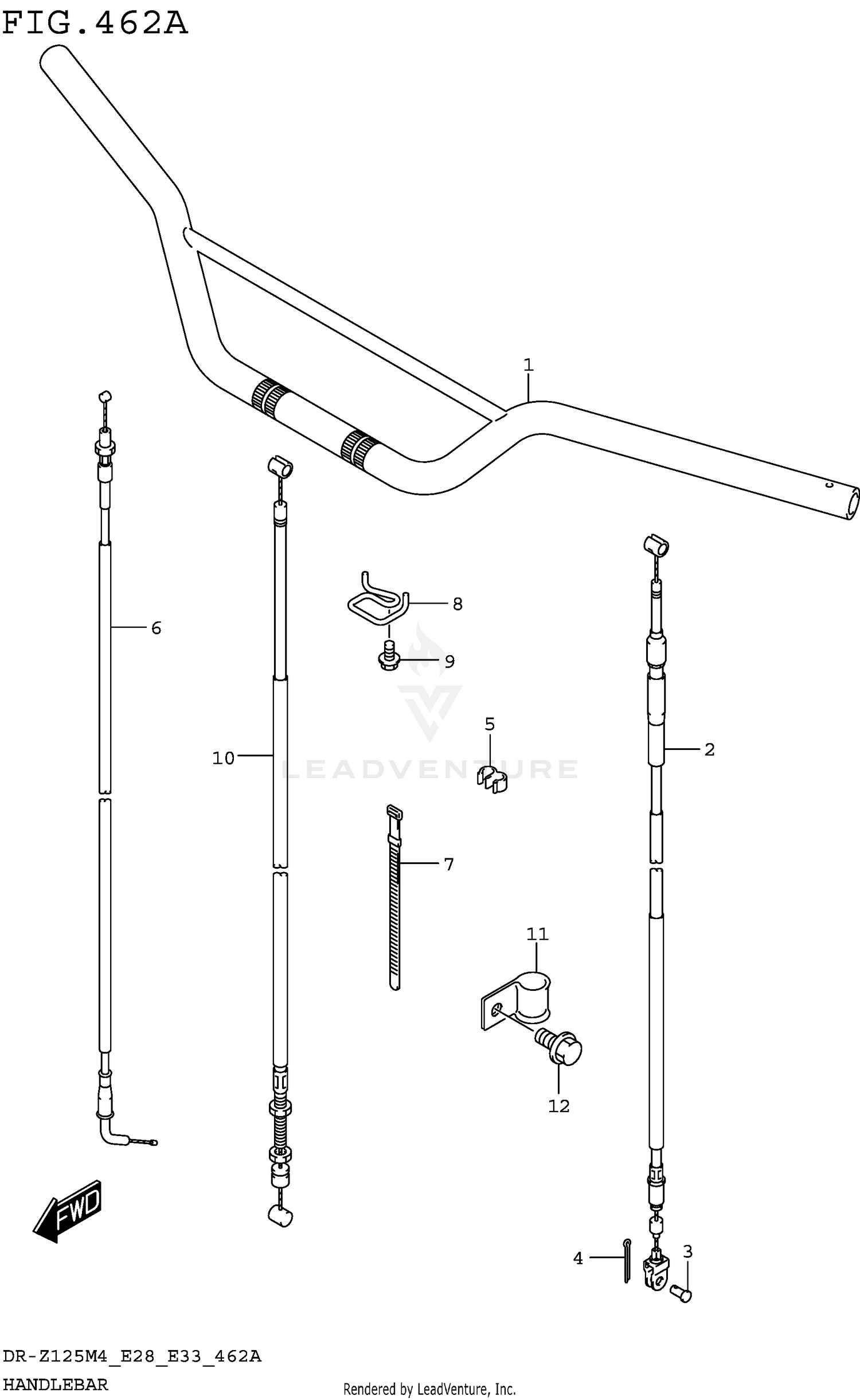 HANDLEBAR (DR-Z125)