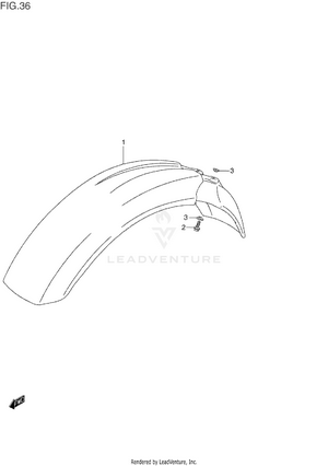 Front Fender Schematic