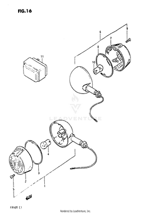 Turn Signal Lamp Schematic