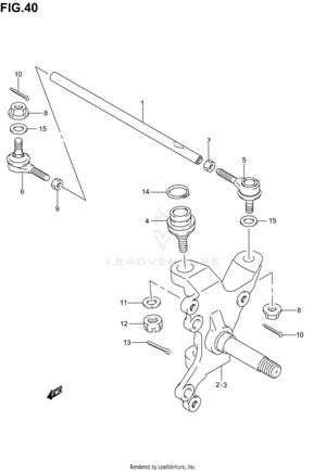 Steering Knuckle (model K2/k3) Schematic