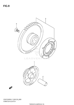 Starter Clutch Schematic