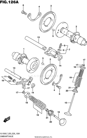 Camshaft/valve Schematic