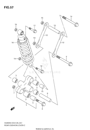 Rear Cushion Lever Schematic