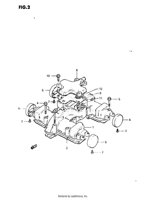 Cylinder Head Cover (e.no.162953-) Schematic
